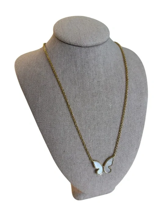 Kate Spade New York “All a Flutter” Mini Butterfly Pendant Necklace. - Picture 6 of 10